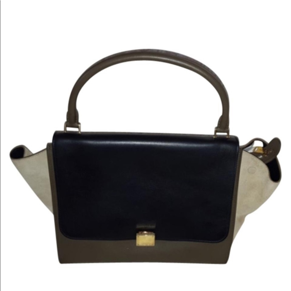 Celine Tricolor Trapeze Bag